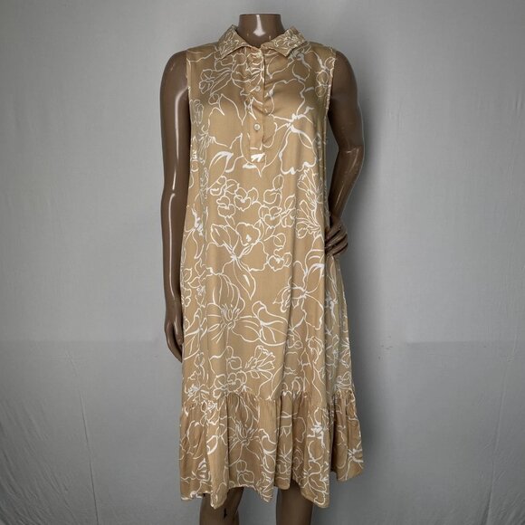Pietro Brunelli Women’s Vittoria Floral Maternity Mini Dress – Neutral Beige – S - Picture 1 of 10